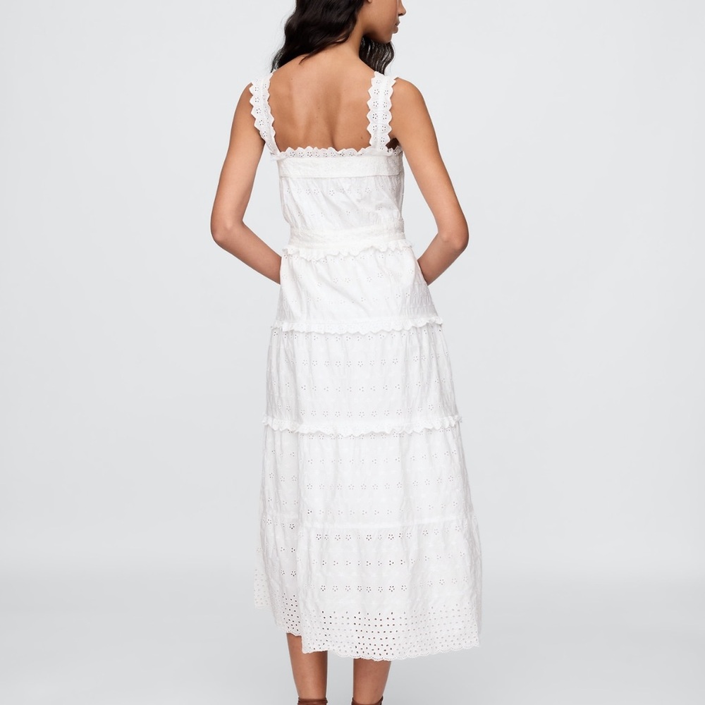 Gap x DOEN Eyelet Midi Dress - Picture 4 of 5